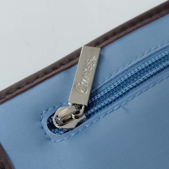 Curves Blue and Brown Tote Bag - Picture 11 of 12